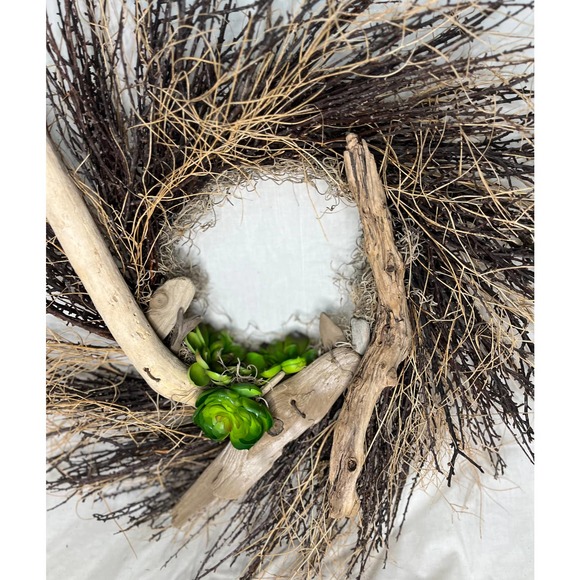 Beautiful Wreath with accents of Lake Mi. Driftwood with detailed Copper Accents - Picture 9 of 9